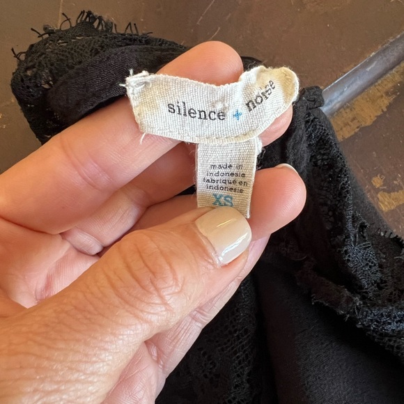 Urban Outfitters Backless Black Slip Blouse - Picture 8 of 8